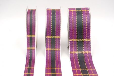 Edelsteinfarbendes Lila Karomuster Band_AI